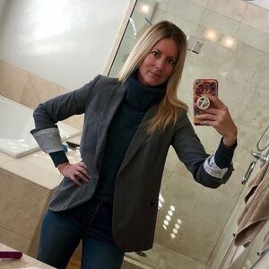 Treasure & Bond Striped Lining Blazer